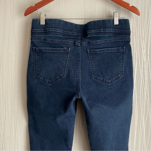 Old Navy Super Skinny Mid Rise Dark Wash Stretch Jeans Size 8 Short - Picture 6 of 9